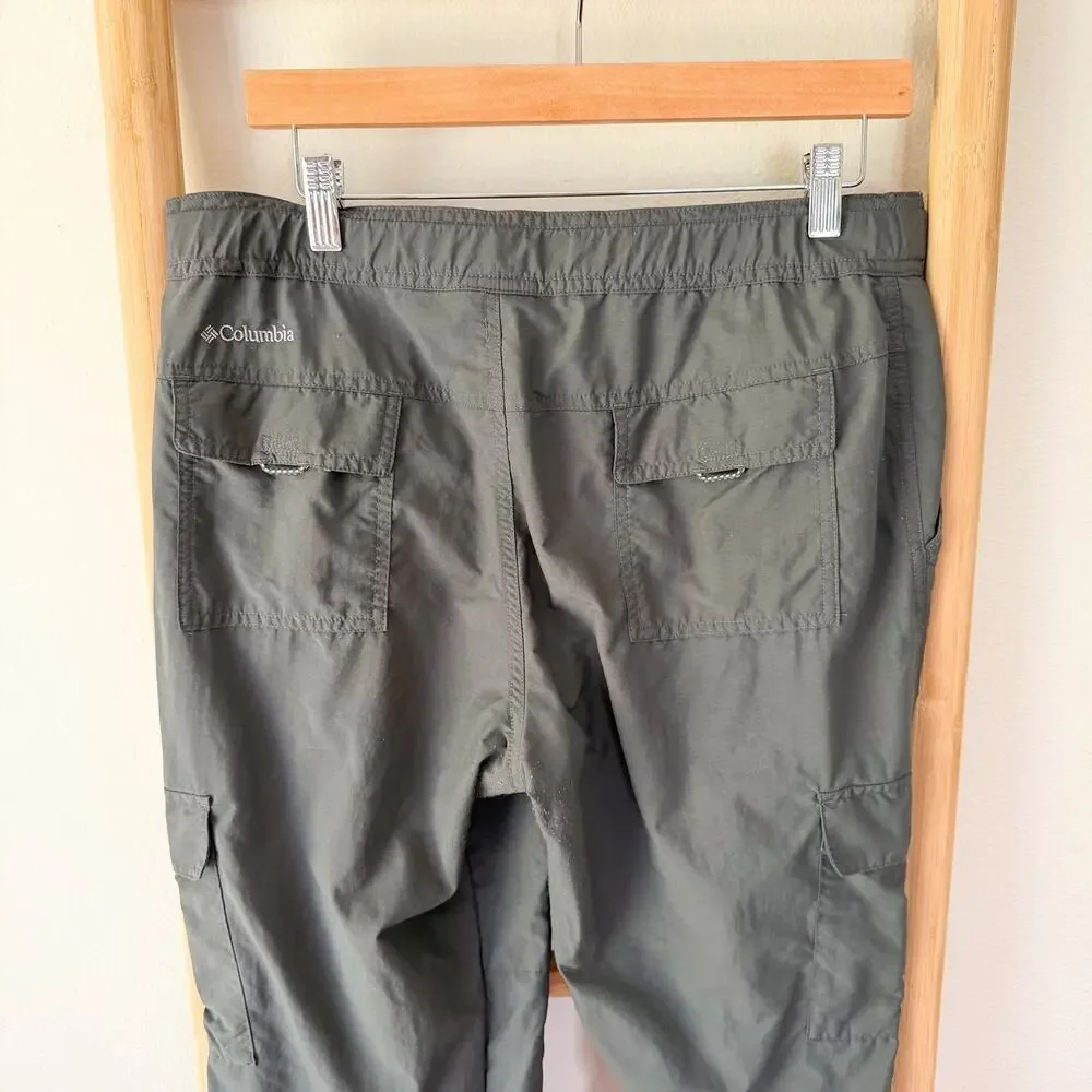 Columbia Omni-Shield Cargo Hiking Pants Gray Women’s 12 Short Outdoor